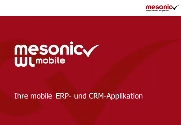 mesonic WinLine CRM - Verkaufschancen